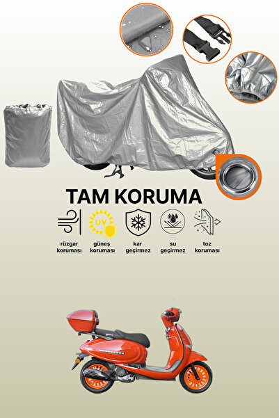 dokaca غطاء محرك متوافق مع يوكي بيليني 125، غطاء واقي متوافق مع اللون الرمادي