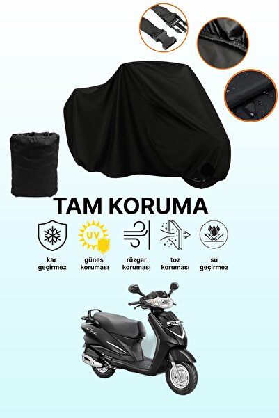 dokaca غطاء محرك متوافق مع Black Hero Duet VX 110، غطاء واقي، غطاء دراجة نارية