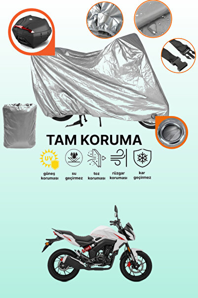 dokaca Gray Tail Bag and Lock Compatible Rks Rk250-S Compatible Motorcycle Ta...