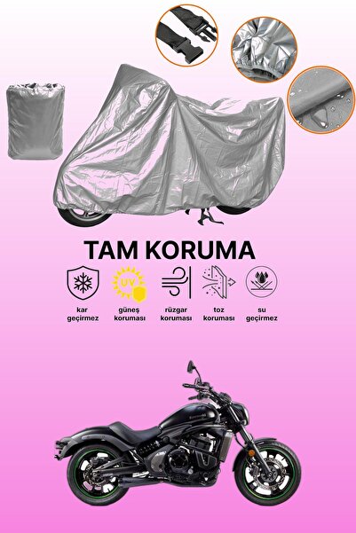 dokaca Gray Kawasaki Vulcan S Compatible Motorcycle Cover, Protective Cover, ...