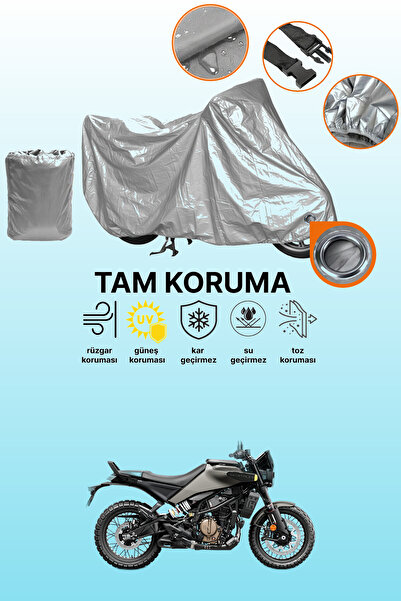 dokaca غطاء محرك متوافق مع Husqvarna Svartpilen 125، غطاء واقي من ماركة Gray ...