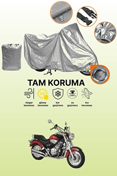 dokaca Gray Lock Compatible Kanuni Tiger 250 Compatible Motorcycle Cover, Pro...