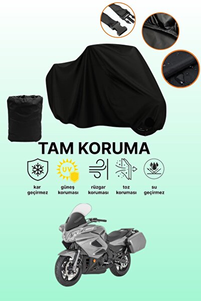 dokaca غطاء محرك أسود متوافق مع CFmoto 650TK، غطاء واقي، غطاء للدراجات النارية