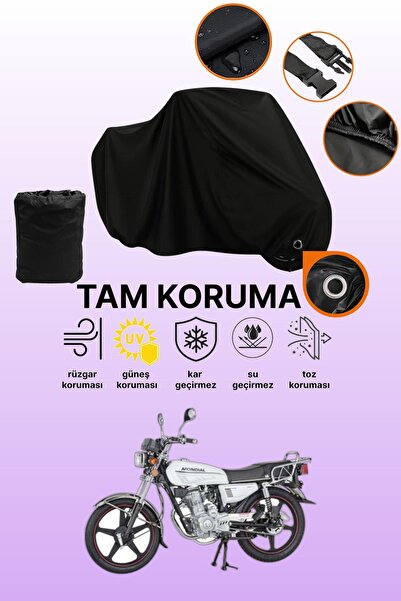 dokaca Black Lock Compatible Mondial 100 Uag Compatible Motorcycle Tarpaulin,...