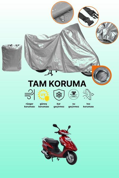 dokaca Gray Lock Compatible Mondial 125 Rt Compatible Motorcycle Cover, Prote...