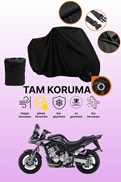 dokaca غطاء دراجة نارية متوافق مع ياماها FZS1000 من Black Lock، غطاء واقي