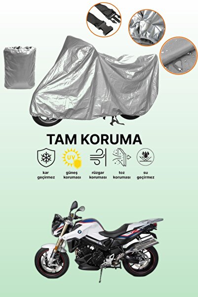 dokaca Grey Bmw F 800 R Compatible Motorcycle Tarpaulin, Protective Cover, Mo...