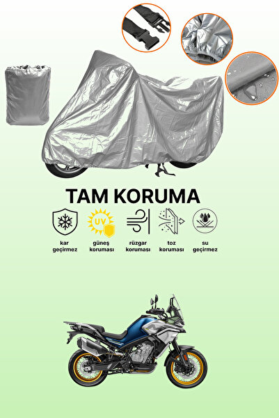 dokaca غطاء دراجة نارية رمادي اللون متوافق مع CFmoto 800MT Touring، غطاء واقي...