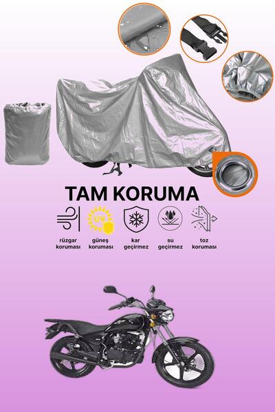 dokaca Kanuni Terry Compatible Motor Tarpaulin Compatible with Gray Lock