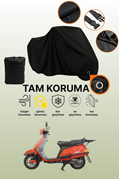 dokaca قماش دراجة نارية متوافق مع ياماها بيلوجا 125 متوافق مع قفل أسود