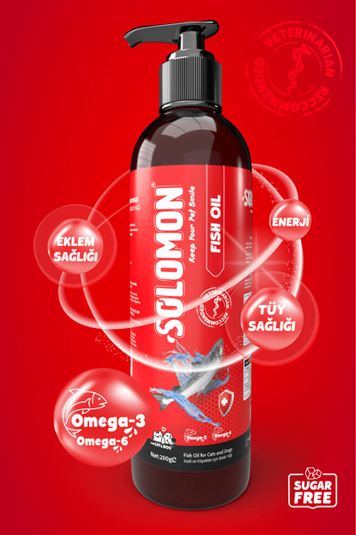 Solomon Fish Oil Ve Köpekler Omega 3 Ve 6 Içerikli Balık Yağı - Ve Köpekler Için Tüy Ve Genel Sağlık Destek