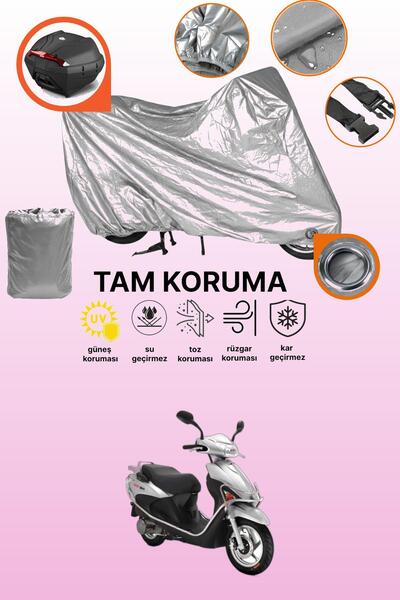 dokaca Gray Lock and Tail Bag Compatible Rks Rs 100 Compatible Motorcycle Tar...