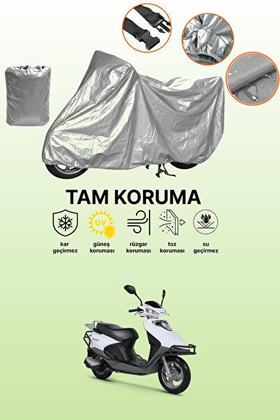 dokaca Gray Rear Bag and Lock Incompatible Rks Spontini 125 Compatible Motorc...