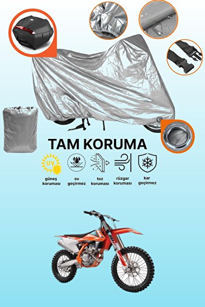dokaca Grey Lock and Tail Bag Compatible Ktm 250 Sxf Compatible Motorcycle Ta...