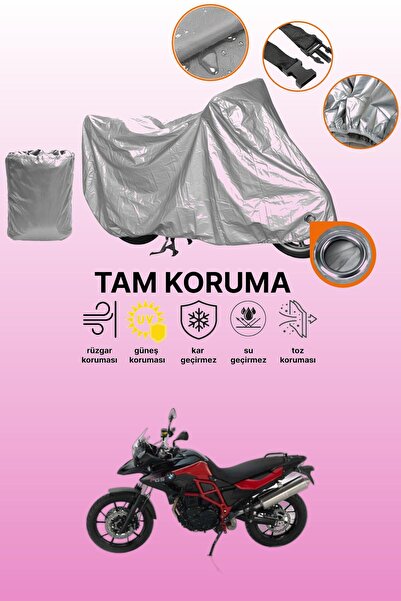 dokaca Grey Lock Compatible Bmw F 700 Gs Compatible Motorcycle Tarpaulin, Pro...