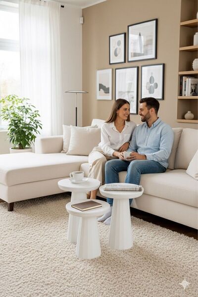 Home PRENSES AHŞAP BEYAZ BOYALI ,VERNİKLİ MANTAR SEHPA,ORTA SEHPA