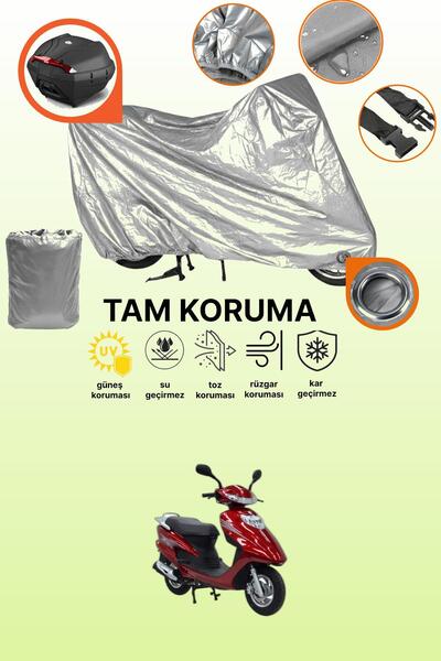 dokaca Gray Lock and Tail Bag Compatible Mondial 125 Rt Compatible Motorcycle...