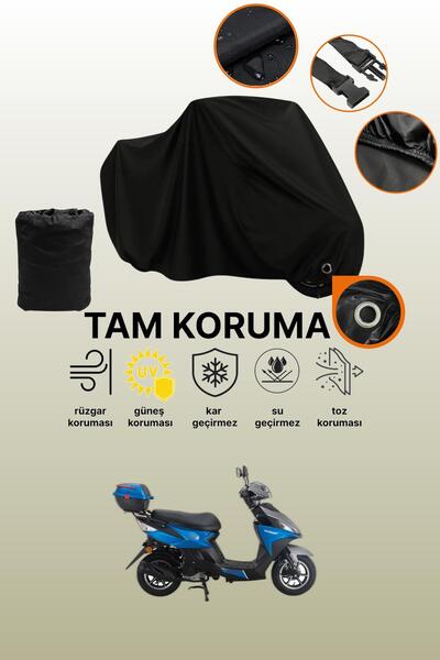 dokaca غطاء دراجة نارية متوافق مع Black Lock Falcon Nitro 50، غطاء واقي