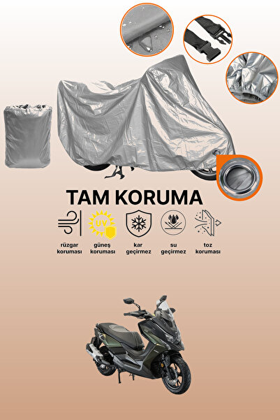 dokaca Gray Compatible with Kymco Xtown 250I Compatible Engine Cover