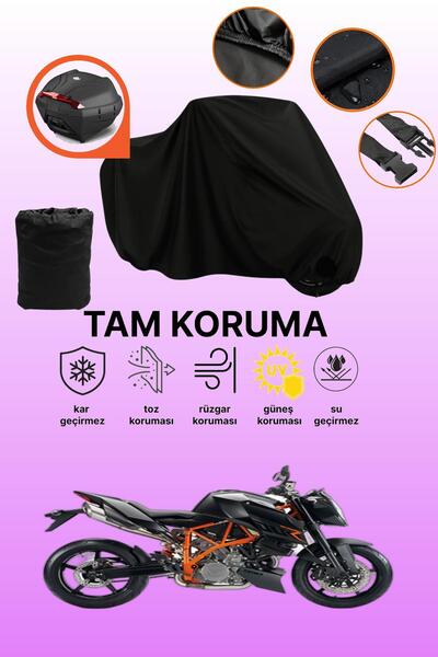 dokaca حقيبة خلفية سوداء متوافقة مع KTM 990 Super Duke، غطاء دراجة نارية متوا...