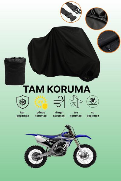 dokaca غطاء محرك ياماها YZ 250 F أسود متوافق، غطاء واقي، غطاء للدراجات النارية