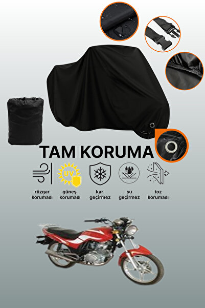 dokaca Black Lock Compatible Bisan Shalter Compatible Motorcycle Tarpaulin, P...