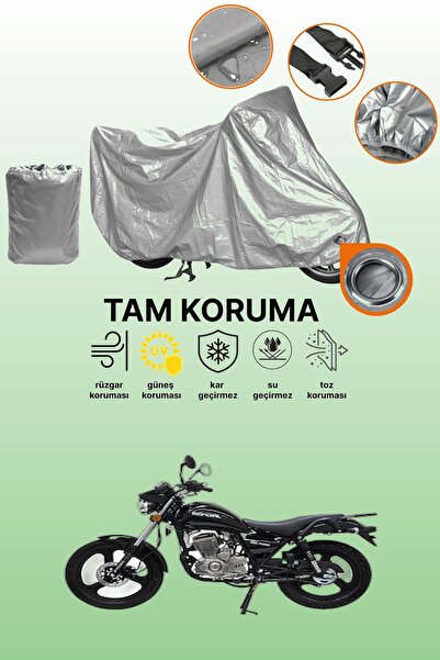 dokaca Gray Lock Compatible Mondial 150 Mr Vulture Compatible Motorcycle Cove...