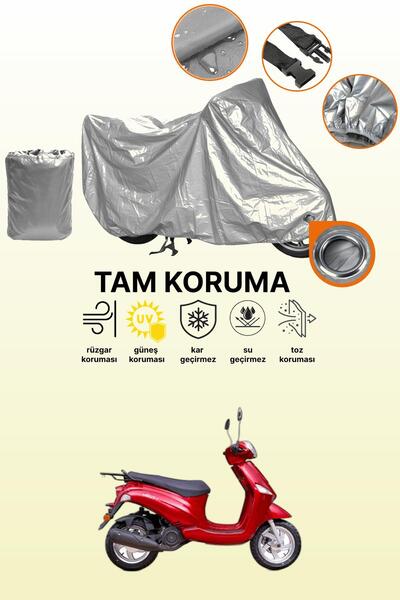 dokaca Gray Lock Compatible Kanuni Wiki 125 Compatible Motorcycle Cover, Prot...