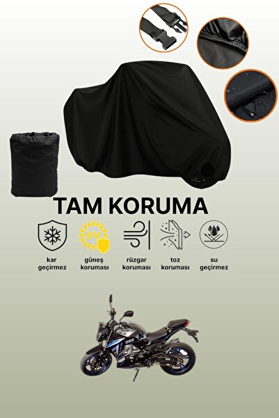 dokaca غطاء محرك متوافق مع Black Falcon N 288، غطاء واقي، غطاء للدراجات النارية