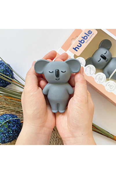 Hubble Bebek Diş Kaşıyıcı Ve Oyuncak - Koala Şekilli Dişlik (%100 DOĞAL KAUÇUK)