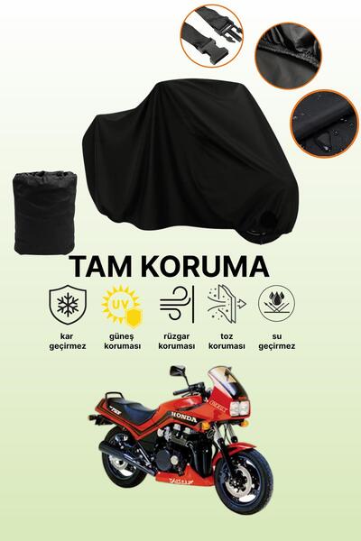 dokaca غطاء محرك متوافق مع هوندا CBX 750 باللون الأسود، غطاء واقي، غطاء للدرا...