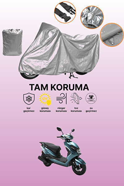 dokaca غطاء دراجة نارية متوافق مع Gray Kuba Space 50 Pro، غطاء واقي، غطاء محرك