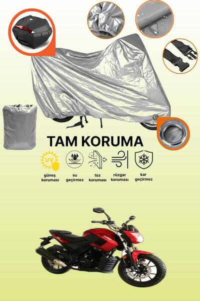 dokaca Gray Lock and Rear Bag Compatible Asian Major 250 Compatible Motorcycl...