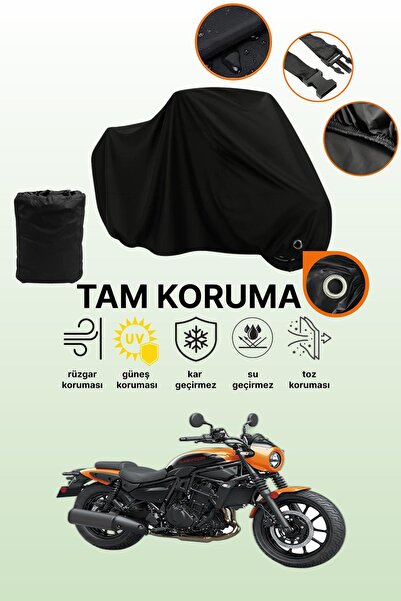 dokaca غطاء دراجة نارية متوافق مع كاواساكي إليمينيتور 500 SE، غطاء واقي أسود ...