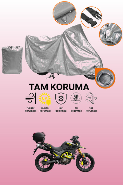 dokaca غطاء محرك متوافق مع يوكي تيكين 125، غطاء واقي متوافق مع اللون الرمادي