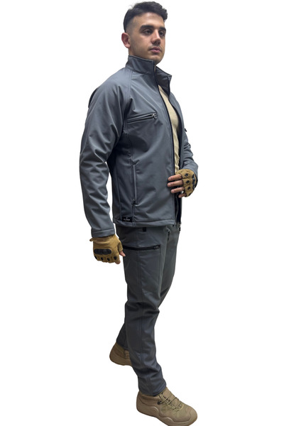 Polviton Чоловічі штани Softshell з флісовою підкладкою, 100% водо- та вітронепроникні, товсті, зимові