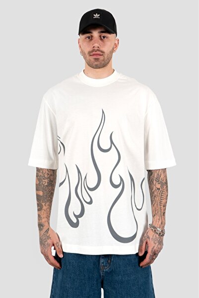 No Future Urban Flames T-Shirt Nf0470Gra