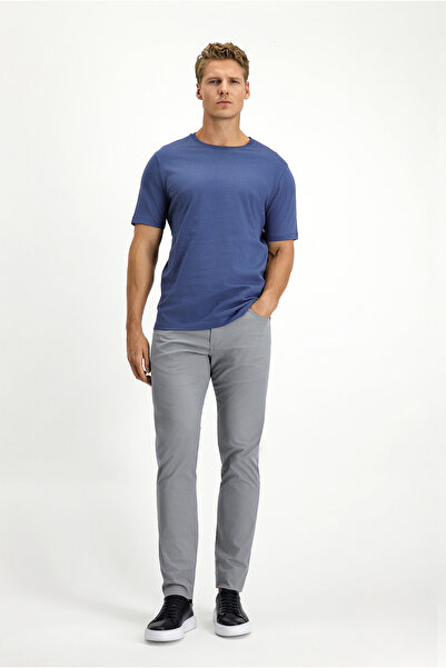 Kiğılı Βαμβακερό μπλουζάκι με λεπτή εφαρμογή με λαιμόκοψη