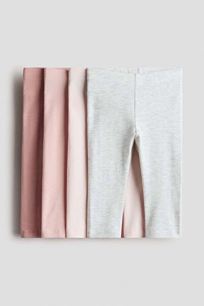 H&M 4-pack cotton jersey leggings