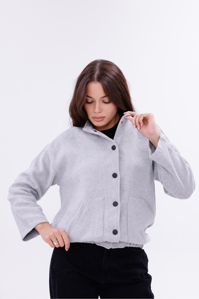 trendlina Women's Stamp Bomber Jacket