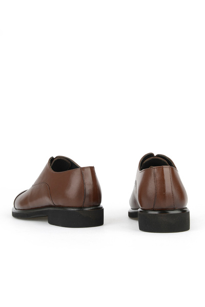 Ziya Ανδρικά κλασικά παπούτσια από γνήσιο δέρμα - 15148Z134 Καφέ