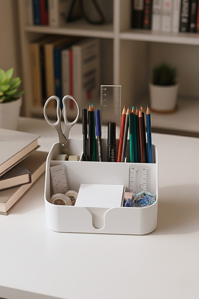 Higienox We Sell Together White Multi-Purpose Desktop Organization Chair (Gx9688) with Men's Shoes