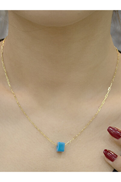 Zeynepli gold & jewelry 14 Ayar Altın Küçük İnce Ataş Zincir Kolye