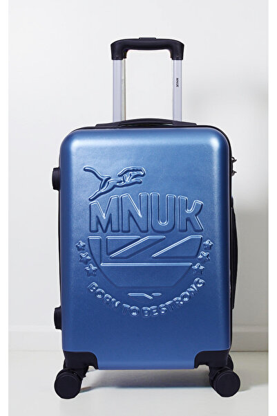 Mnuk MANCHESTER PC+ABS with 3D Logo, Lightweight, TSA Lock- Blue