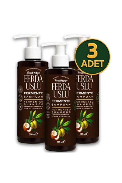 Fermente Mutfağım Kombucha Özlü Fermente Şampuan -3 Adet- Organik Zeytinyağı ...