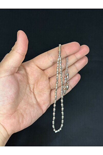 Anemore Collection ALPAKA Tesbh Silver Similificare - T-507 tăiată cu orz