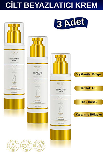 Elysian Essence Cilt Beyazlatıcı, Kararma Giderici Krem 3'lü Set - Genital Bö...