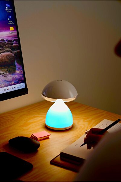 Geox Mantar Lamba, Gece Lambası, Masa Lambası, Abajur