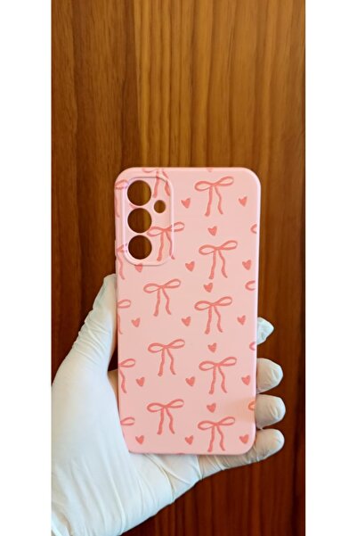 Newon غطاء حماية لهاتف سامسونج جالاكسي A34 مطبوع عليه شريط/فيونكة