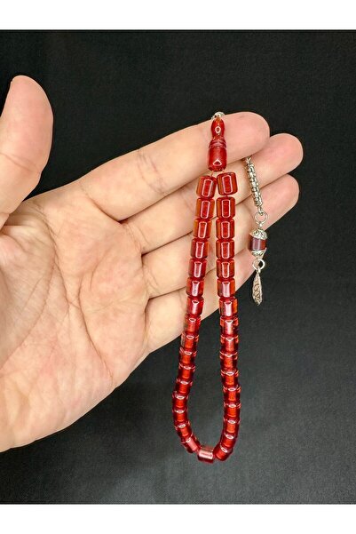 Anemore Collection قضيب مسبحة كهرمان لون عسلي قطع كبسولة 8 مم × 7 مم T-527